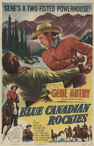 Blue Canadian Rockies (1952) - poster