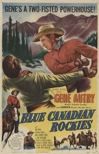 Blue Canadian Rockies (1952) - poster