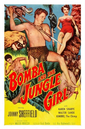Bomba and the Jungle Girl (1952) - poster