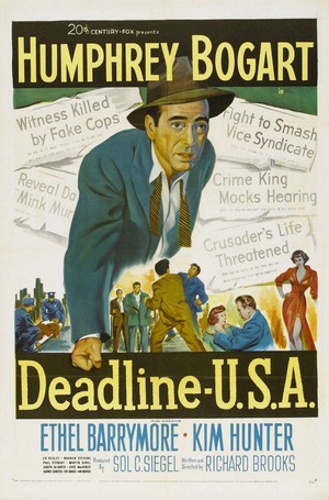 Deadline - U.S.A. (1952) - poster
