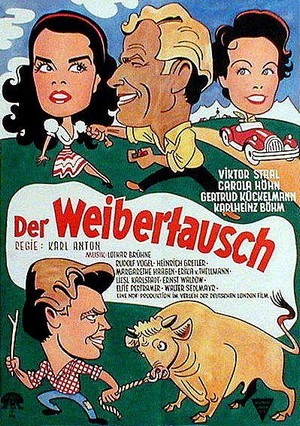 Der Weibertausch (1952) - poster