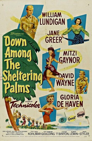 Down among the Sheltering Palms (1952) - poster
