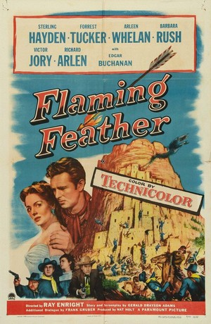 Flaming Feather (1952) - poster