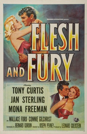 Flesh and Fury (1952) - poster