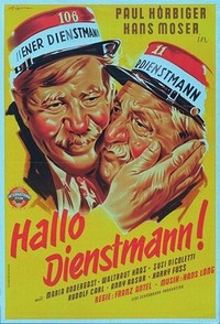 Hallo Dienstmann (1952) - poster