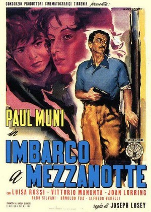 Imbarco a Mezzanotte (1952) - poster