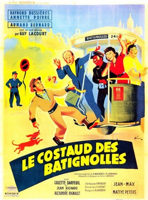 Le Costaud des Batignolles (1952) - poster