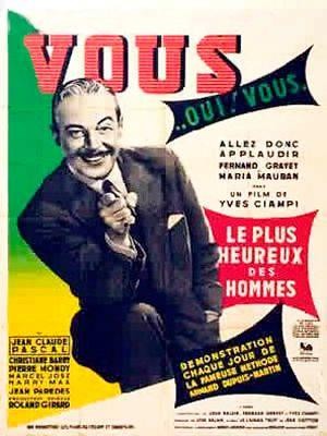 Le Plus Heureux des Hommes (1952) - poster