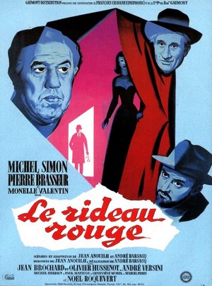 Le Rideau Rouge (1952) - poster