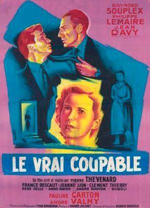 Le Vrai Coupable (1952) - poster
