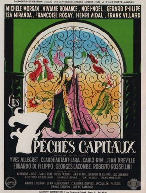 Les Sept Péchés Capitaux (1952) - poster