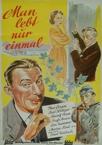 Man Lebt Nur Einmal (1952) - poster