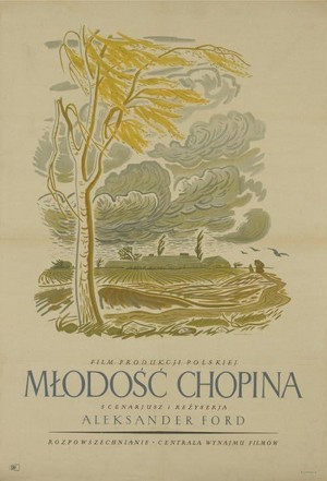 Mlodosc Chopina (1952) - poster