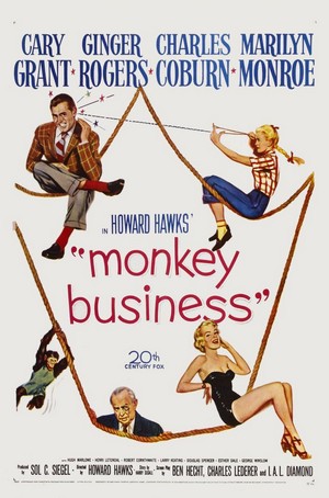 Monkey Business (1952) - poster