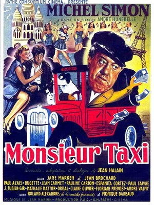 Monsieur Taxi (1952) - poster