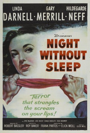 Night without Sleep (1952) - poster
