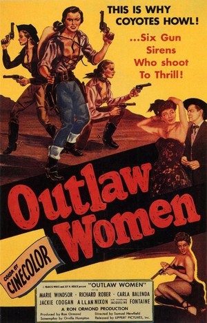 Outlaw Women (1952) - poster
