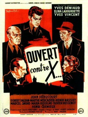 Ouvert contre X... (1952) - poster
