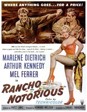 Rancho Notorious (1952) - poster