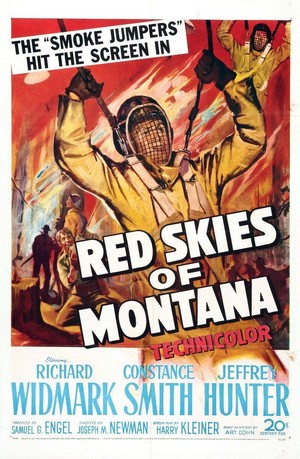 Red Skies of Montana (1952) - poster