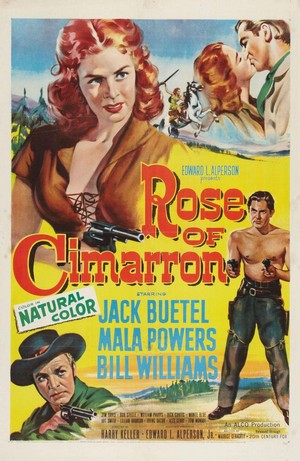 Rose of Cimarron (1952) - poster