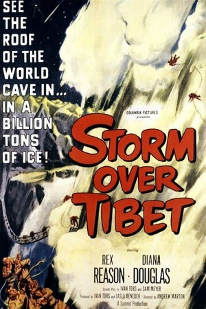 Storm over Tibet (1952) - poster