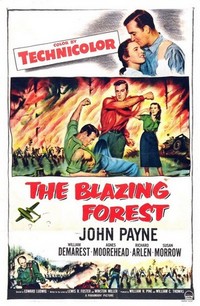 The Blazing Forest (1952) - poster