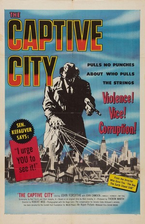 The Captive City (1952) - poster