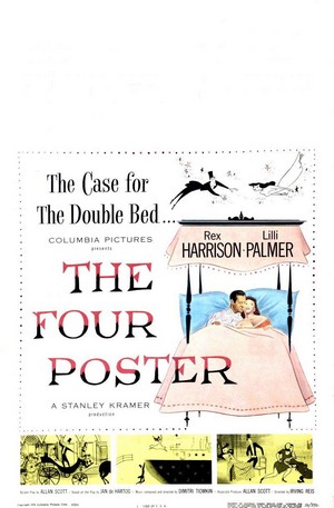 The Four Poster (1952) - poster