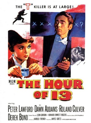 The Hour of 13 (1952) - poster
