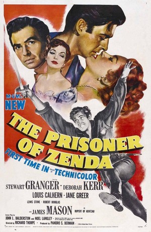 The Prisoner of Zenda (1952) - poster