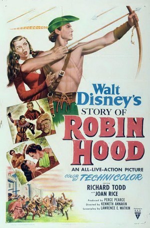 The Story of Robin Hood and His Merrie Men (1952) - poster