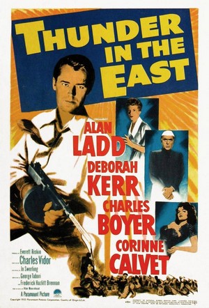 Thunder in the East (1952) - poster