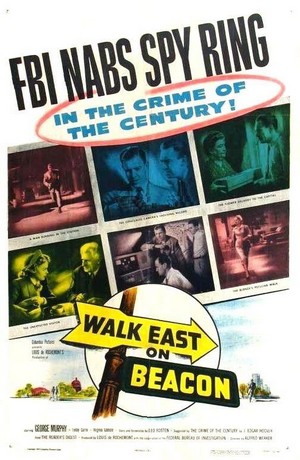 Walk East on Beacon! (1952) - poster