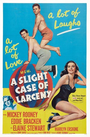 A Slight Case of Larceny (1953) - poster