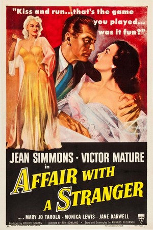 Affair with a Stranger (1953) - poster