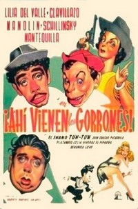 Ahí Vienen los Gorrones (1953) - poster