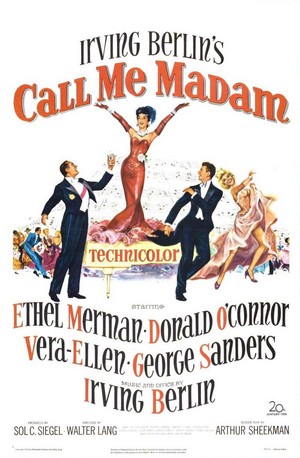 Call Me Madam (1953) - poster