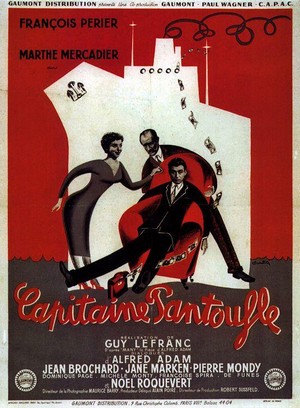 Capitaine Pantoufle (1953) - poster
