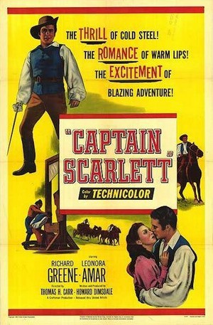 Captain Scarlett (1953) - poster