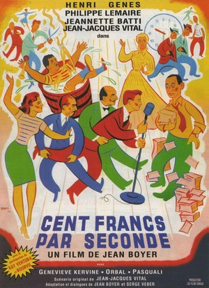 Cent Francs par Seconde (1953) - poster