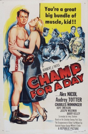 Champ for a Day (1953) - poster