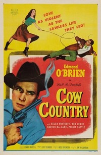 Cow Country (1953) - poster