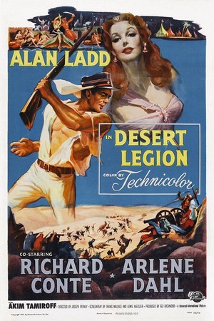 Desert Legion (1953) - poster