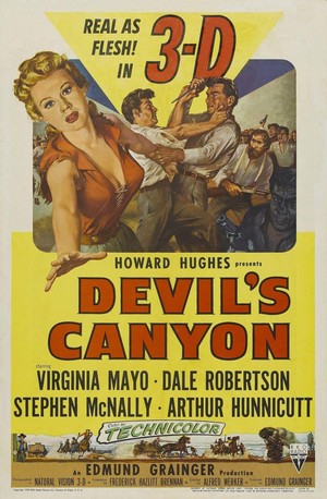 Devil's Canyon (1953) - poster