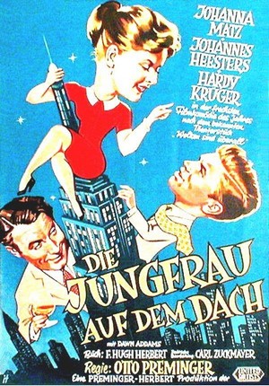 Die Jungfrau auf dem Dach (1953) - poster