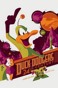 Duck Dodgers in the 24½th Century (1953) - poster