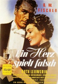 Ein Herz Spielt Falsch (1953) - poster