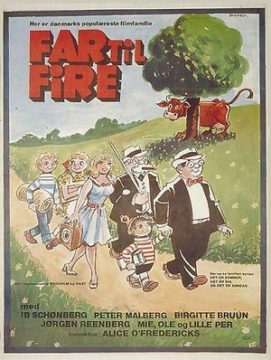 Far til Fire (1953) - poster