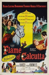 Flame of Calcutta (1953) - poster